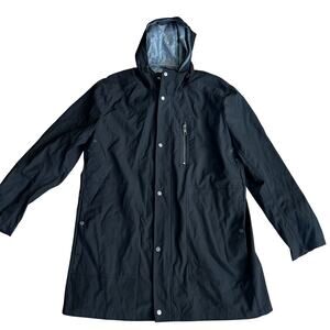 MARC NEW YORK ANDREW MARC Men's Water-Resistant Hooded Jacket Size XXL In Black